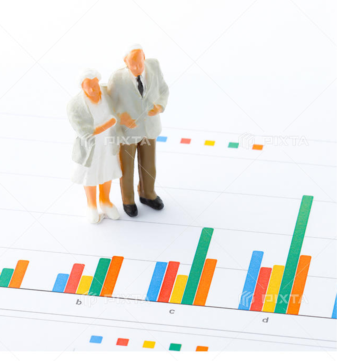 電卓の上に置かれた聴診器